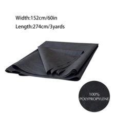 60 pulgadas x 3 yardas Tela de cambray negro para tapicería, funda contra el polvo para reemplazar en sofás, sillas, bases de cama individuales y matrimoniales, oculta el marco y los grapas dentro del mueble