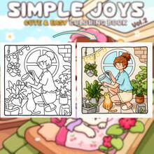 Simple Joys 24-Page Coloring Book | Beginner-Friendly Tracing + Stress-Relieving Doodles, Coloring Book For Adults And Teens, Simple Yet Expansive Relaxation Designs, Thick & Opaque, Suitable For Stationery, School Supplies, Great Gift For Girls, Valentine's Day, New Year - Simple Joys - View 11