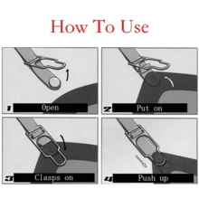 2pcs/Set Adjustable Men's Shirt Stays With Non-Slip Locking Clamps - Keep Your Shirt Tucked In All Day! Men's Shirt Garters Adjustable Elastic Leg Suspenders Shirt Holders Straps Belt Crease-Resistance Non-Slip Locking Clamps Black - Multicolor - View 6