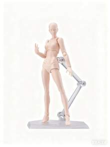 1件 - 最新款可动人体模型，可摆造型艺术素描模型，青少年版可动人偶，动漫人体绘画素材，艺术家收藏，3D可动模型，适合派对玩具、生日礼物，略有瑕疵 - 彩色 - 查看 11