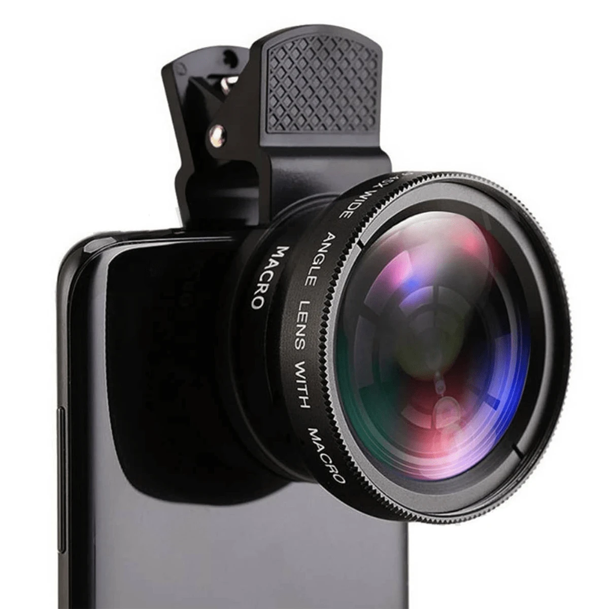 1 Set Of 3-In-1 Camera Lens Clip With Wide Angle Macro Fisheye Lens And External SLR Magnifying Lens, Ideal As Macro & Wide Angle Shooting Prop Christmas Decoration - Multicolor - View 1