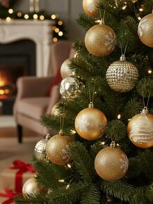 Árvore de Natal Verde 2,10m com 1000 Galhos Natalina Grande Decoração Elegante Luxuosa Casa Decorada - Arvores de Natal - Visão 4