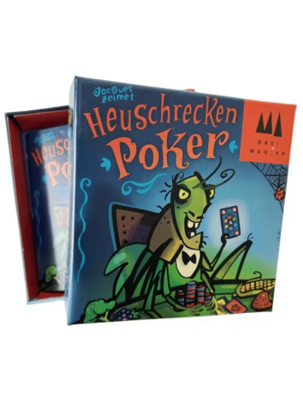 1 Caja Tres Magos | Polilla | Biss 20 | Saltamontes Póker | Abejorro Tramposo | Juego de Cartas | Juego de Mesa - Adecuado para reuniones familiares, entretenimiento con amigos y regalos festivos