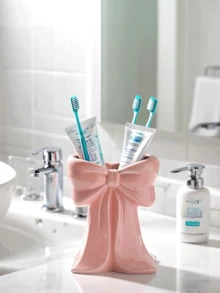 2/1pc Nordic Style Upright Arch Toothbrush Holder, Electric Toothbrush Stand, Cosmetic Storage Rack, Toothbrush Organizer, Home Desktop Decor, Stylish Room Decoration, Home Decor, Space-Saving Storage & Organization, For Kitchen, Bathroom, Bedroom