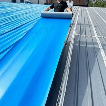 [Tool-Free Lightning Leak Repair] Self-Adhesive Color Steel Roof Tape, Peel & Stick, 3-Minute Fix! Typhoon & Corrosion Resistant, Essential For Rainy Season Emergencies.