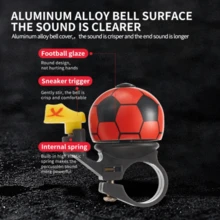 可爱卡通足球自行车响亮山地车车把安全警示铃铛报警器自行车配件