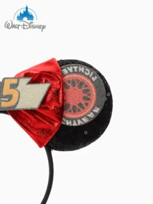 1个赛车主题发箍，可爱卡通老鼠蝴蝶结耳朵发箍，闪亮节日派对必备，适合学生派对、化装舞会、角色扮演、主题公园，各种场合的完美礼物，男女皆宜，情侣款，公主角色扮演、生日庆祝和圣诞派对的理想之选（颜色和款式随机发送） - 款式隨機 - 查看 4