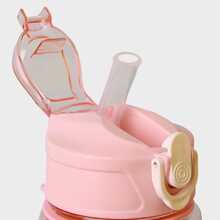 2pcs/1pc My Little Pony Plastic Straw Tumbler Cup, With Handle, High Cost-Performance Large Capacity Portable Water Bottle, Unisex, Outdoor Handheld Cup, Suitable For Camping, Travel, Hiking And Office Use - Multicolor - View 3