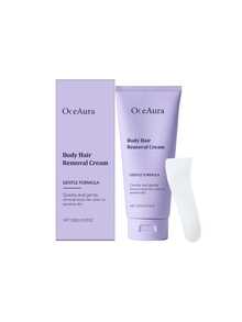 OceAura 1 Set Hair Removal Cream, Gentle Fast-Acting Depilatory Cream For Body, Arms, Legs – Smooth Skin, Reduces Itching, Slows Regrowth, For Men & Women, Easy Use At Home,Gifts For Men And Women Suitable For Christmas, Valentine's Day, New Year's Day, Birthdays, Weddings, And Parties,Quick Ship Items,Free Shipping - Purple - View 12