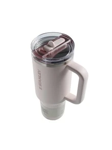 STANLEY - The  ProTour Flip Straw Tumbler 40 OZ Premium Stainless Steel Insulated Mug Sippy Cup Portable Water Bottle Large-Capacity Coffee Cup Water Cup With Handle And Straw, For Travel, Home, Office, Gift, Ice Drinks And Hot Drinks 10-12486 Christmas Gift New Year Gift 10-12486-003 - 1052 玫瑰石英 - 查看 2