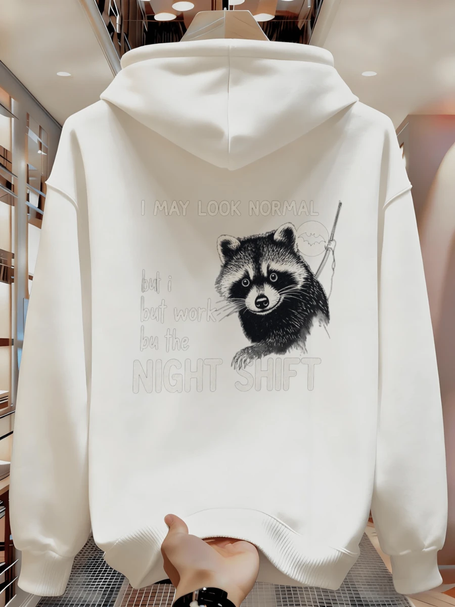 Sudadera con capucha para hombres, transpirable y no sofocante, de tela ligera, adecuada para habitaciones con aire acondicionado en verano. YPJK - Blanco - Ver 1