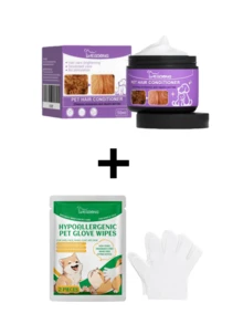 YEGBONG 宠物免洗三件套 - 宠物免洗精华液，日常温和清洁猫狗毛发，留下怡人清香，无需冲洗，清洁护理，令毛发蓬松柔顺