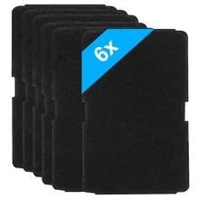 Set Of 6 Replacement Filters 2964840100 For Beko Dryer, Heat Pump Dryer, Sponge Filter 240 X 150 X 10 Mm Base Filter | [Energy Class A+]