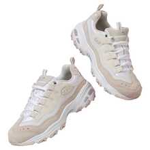 Skechers DLITES WOMEN Casual Comfortable Sneakers, Daily Commute Shoes 13141-WNT - White - View 3