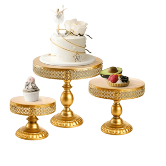 1pc Iron Art High Leg Dessert Table Display Shelf Cake Tray Tea Dessert Rack Is Suitable For Weddings, Events, Birthday Parties, Holiday Parties