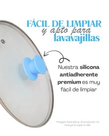 Perillas para tapas de cocina, Refacción de agarraderas, repuestos de tapas de ollas y sartenes, de silicona adaptable a cualquier tipo de tapa de cocina. accesorio de cocina. Perilla de agarrader para tapa de cocina color azul cielo con diseño modero y agarre ergonómico - Celeste - Ver 3