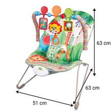 Cochecito para Bebé Color Verde, Plegable y Ligero con Canasta, Ideal para Paseos y Viajes - Verde - Ver 3