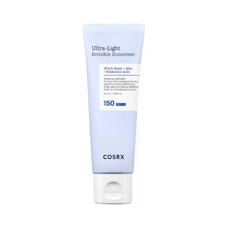 Cosrx - Protector solar invisible ultra ligero SPF50 PA++++ (50ml) - transparente - Ver 1