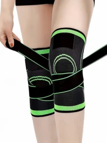 Corrente de joelho de nylon Corrente de joelho de ciclismo ao ar livre Corrente de alpinismo Corrente de joelho de esporte Enrolamento Corrente de joelho de pressão Cross-border Corrente de joelho - Multicolorido - Visão 3