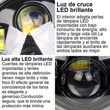 Faro Para Moto Universal + Carcasa Y Soporte De 7 Pulgadas Derecho Faro Para Moto Universal Y De 7 Pulgadas Led Aluminio+ Carcasa Y Soporte De 7 Pulgadas Derecho, Faros H4 Led Alta y Baja 4300K Ámbar/6500K Blanco, Faro General LED Redondo para Moto - H4 - Ver 8