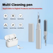 Multi-Function Earbud Cleaning Pen - Small Portable Deep Cleaner For AirPods & Earphones - White - View 4