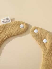 6层纱布花瓣婴儿围兜，360°防吐奶口水巾，柔软亲肤韩式纯色婴儿围兜 - 彩色 - 查看 9