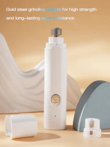 1个宠物修甲磨甲器，带LED灯，避免快速磨甲；USB充电，电池持久耐用；静音低震动设计；双速7500/8000转/分钟可调；适合幼犬和幼猫磨甲；黑白两色可选；3种磨甲模式；便携式设计，适合小型/中型犬猫日常指甲护理 - 彩色 - 查看 6