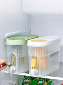 2 Color Options! Home Cold Water Pitcher With Filter Basket: Daily Tea Brewing + Chilled Drinks For Gatherings, Large Capacity For Easy Sharing