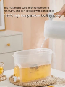 2 Color Options! Home Cold Water Pitcher With Filter Basket: Daily Tea Brewing + Chilled Drinks For Gatherings, Large Capacity For Easy Sharing