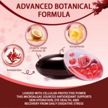 Gwynne Astaxantina 12 Mg,astaxantina Antioxidant From Fresh Haematococcus Pluvialis,apoya La Salud Ocular, Articular Y Cutánea,120 Cápsulas - Otros - Ver 7