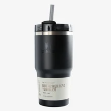 STANLEY - The  H2.0 ™ Tumbler 20 Oz Premium Stainless Steel Bottle Insulated Mug Cup Portable Water Bottle Large-Capacity Coffee Cup Water Cup With Handle And Straw, For Travel, Home, Office, Gift, Ice Drinks And Hot Drinks 10-10826-148 - 1214 黑色 2.0 - 查看 8