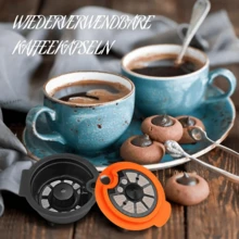 1pc/100pcs Filter Coffee Capsule Paper Reusable Pods For Bosch Tassimo Coffee Maker - Refillable Coffee Capsules Compatible With Tassimo Single-Serve Machine,2.03oz(60ml)/6.09oz(180ml)/6.76oz(20ml)/7.44oz(200ml) - Money-Saving, Brewer Filters, Durable Plastic Compatible With - Multicolor - View 10