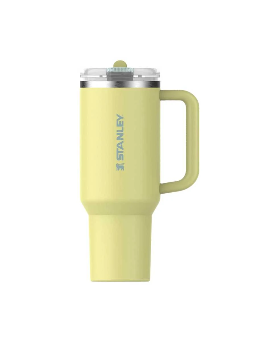 STANLEY - The  ProTour Flip Straw Tumbler 40 OZ Premium Stainless Steel Insulated Mug Sippy Cup Portable Water Bottle Large-Capacity Coffee Cup Water Cup With Handle And Straw, For Travel, Home, Office, Gift, Ice Drinks And Hot Drinks 10-12486 Christmas Gift New Year Gift 10-12486-009 - 1139 BƯỞI - Xem 1