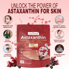 Gwynne Astaxantina 12 Mg,astaxantina Antioxidant From Fresh Haematococcus Pluvialis,apoya La Salud Ocular, Articular Y Cutánea,120 Cápsulas - Otros - Ver 4