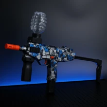 UZI/MP9 电动凝胶球发射器 - 自动户外玩具，适合团队活动 - 生日、复活节、万圣节和感恩节的完美礼物（不含子弹） - 彩色 - 查看 2