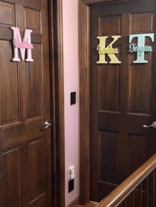 Personalized Name Plate, Name Plaque, Family Name Plate, Customized Name Plate Letters, Acrylic Name Plate, Wall Name Plate, Room Name Plate, Housewarming Gift, Christmas Gift, Birthday Gift - Multicolor - View 6