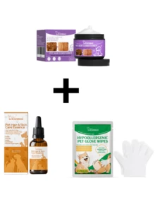 YEGBONG 宠物免洗三件套 - 宠物免洗精华液，日常温和清洁猫狗毛发，留下怡人清香，无需冲洗，清洁护理，令毛发蓬松柔顺