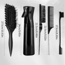 5件套胡须/发型造型工具：男女皆宜，是日常造型的理想之选，也是圣诞节/情人节礼物，轻松打造沙龙级发型！