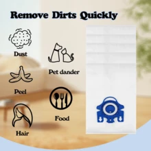 适用于Miele GN系列、C2、C3、S2、S5、S8、S400系列吸尘器的12个替换尘袋 - 彩色 - 查看 3