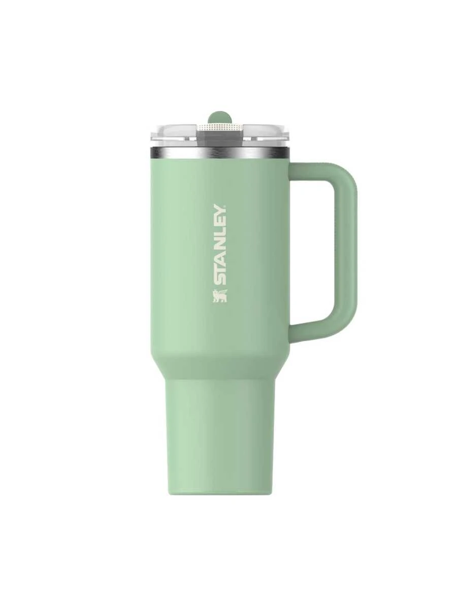 STANLEY - The  ProTour Flip Straw Tumbler 40 OZ Premium Stainless Steel Insulated Mug Sippy Cup Portable Water Bottle Large-Capacity Coffee Cup Water Cup With Handle And Straw, For Travel, Home, Office, Gift, Ice Drinks And Hot Drinks 10-12486 Christmas Gift New Year Gift 10-12486-084 - 1434 開心果 - 查看 1