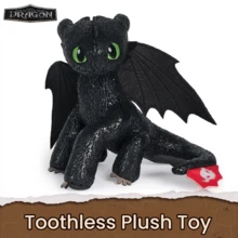 Spin Master Toothless Plush Doll Doll, Toothless Figurine Decoration, Christmas Gift