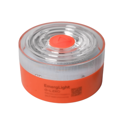 OWEI G-LEKO SOLAGUA Luz Emergencia Baliza V16 HOMOLOGADA Dirección General de Transporte 3.0 con Geolocalización Datos Incluidos hasta 2038 | Luz LED 360° 1km Base Imantada IP-54 para Coche y Vehículo Obligatorio 2026 (Naranja) [Clase de eficiencia energética A]