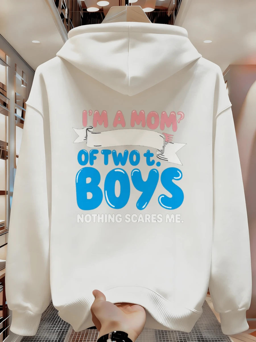Sudadera con capucha de talla para hombres, ajuste holgado, ropa deportiva para hombre de 200 Jin, no ajustada BZJD - Blanco - Ver 1