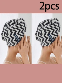 Coral Velvet Women's Hair Dryer Cap, Super Absorbent, Soft, Fashionable Headband For Quick Blow Drying Hair Dryer Cap Coral Velvet Breathable Absorbent Cute Shower Cap Microfiber Thickened Drying Towel Quick Drying Multiple Colors To Choose From Shower Towels For Beauty Salon, Hotel Sports,Home Essentials, Towel, Skin Care Hair Drying Towel Wrap - Multicolor - View 11