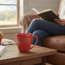 Caneca Itália Natal Cerâmica 390ml Feliz Bicolor