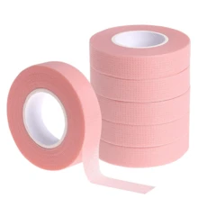 12Rolls Eyelash Tape, Adhesive Breathable Micropore Fabric Tape,Professional Eyelash Extension Tape With Non-Woven Fabric,6/3/1pc Multi-Functional Self-Adhesive Tape For Women's Eyelash Extension Application,, Gentle And Residue Free Process Tape For The Skin - Multicolor - View 1