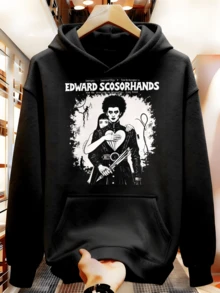 Sudadera de Hombre de Corte Holgado Adecuada para Todos los Tipos de Cuerpo, Adecuada para Estudiantes y Trabajadores de Oficina, Conjuntos de Hombre BCOY - Negro - Ver 8