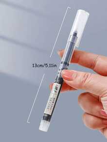 10支装蓝色直头液体凝胶笔/速干圆珠笔/大容量记事本/办公签名笔/适用于学校办公室、考试用品、文具、开学季文具。学校用品、返校用品、教师用品、学校必需品、返校用品、记号笔、高中用品