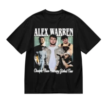 Warren T Shirt, Tour Music Warren Tee Warren Cheaper Than Therapy Global Tour Tee - Black - View 1
