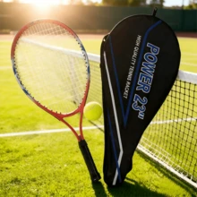 Passionate Red Tennis Racket - Great Rebound, Easy To Use, Suitable For All Ages To Exercise; Beginners Friendly, Fast, Accurate And Stable Hitting